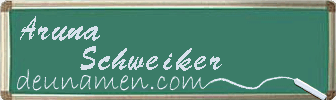Aruna Schweiker Visitenkarte